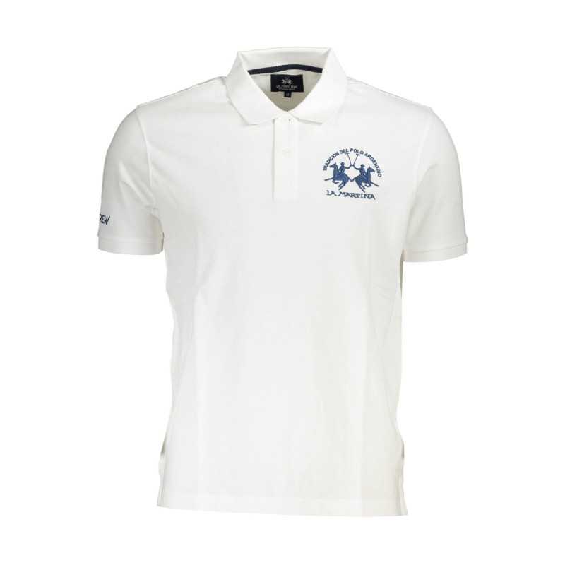 LA MARTINA POLO SHORT SLEEVE MAN WHITE