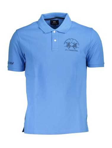 LA MARTINA POLO SHORT SLEEVE MAN LIGHT BLUE