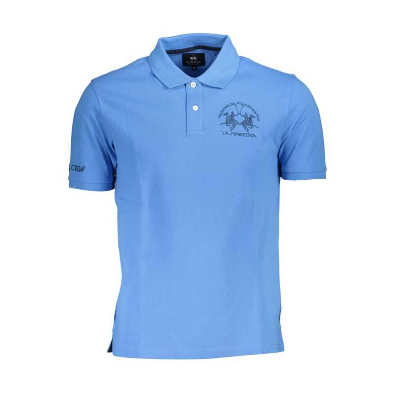 LA MARTINA POLO SHORT SLEEVE MAN LIGHT BLUE