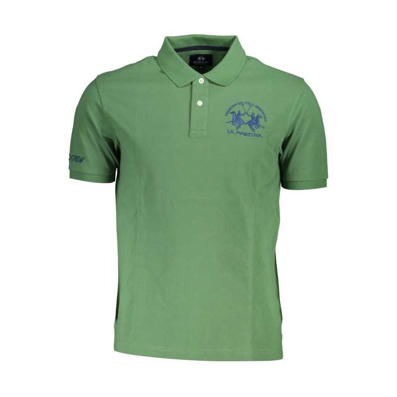 LA MARTINA POLO SHORT SLEEVE MAN GREEN