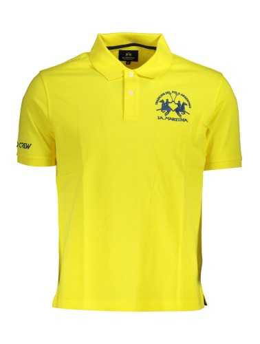 LA MARTINA MEN'S SHORT SLEEVE POLO YELLOW