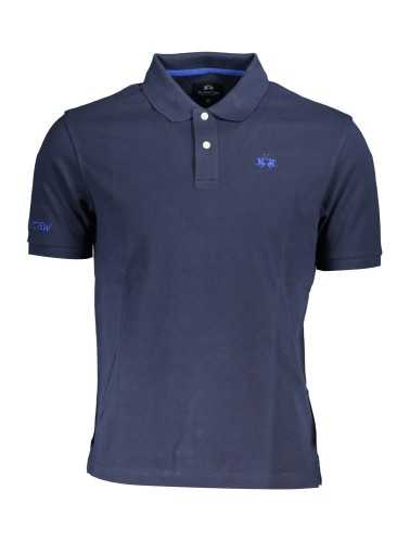 LA MARTINA POLO SHORT SLEEVE MAN BLUE