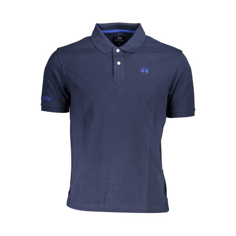 LA MARTINA POLO SHORT SLEEVE MAN BLUE