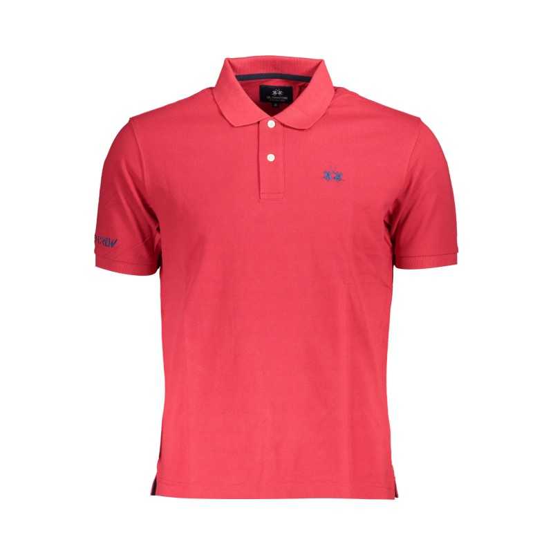 LA MARTINA POLO SHORT SLEEVE MAN RED