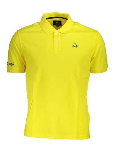 LA MARTINA MEN'S SHORT SLEEVE POLO YELLOW