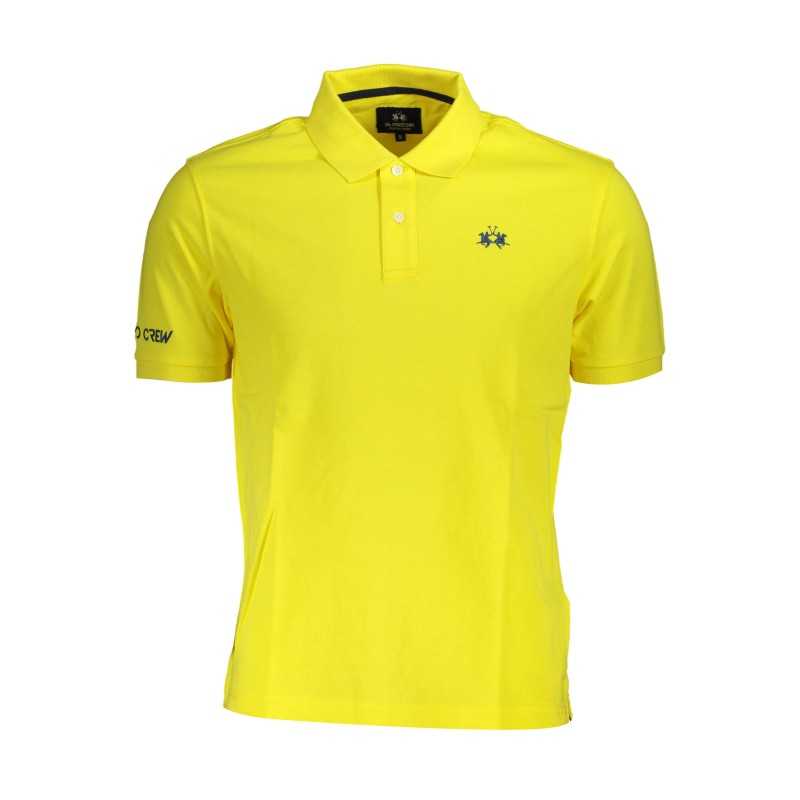 LA MARTINA MEN'S SHORT SLEEVE POLO YELLOW