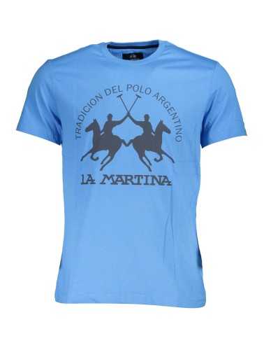 LA MARTINA BLUE MAN SHORT SLEEVE T-SHIRT