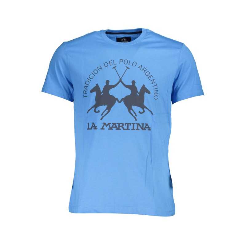 LA MARTINA BLUE MAN SHORT SLEEVE T-SHIRT