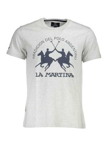 LA MARTINA T-SHIRT MANICHE CORTE UOMO GRIGIO