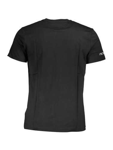 LA MARTINA BLACK MAN SHORT SLEEVE T-SHIRT