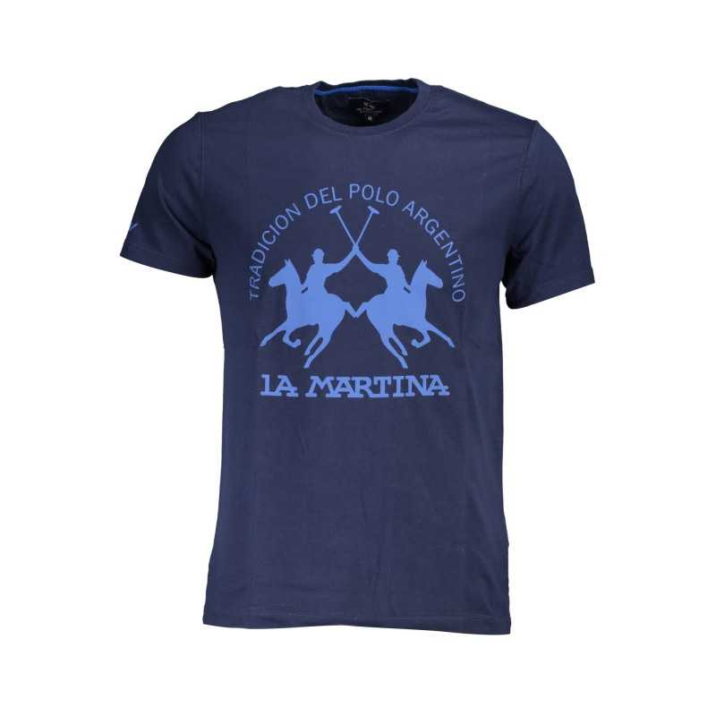 LA MARTINA T-SHIRT MANICHE CORTE UOMO BLU