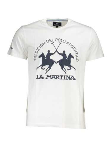 LA MARTINA WHITE MAN SHORT SLEEVE T-SHIRT