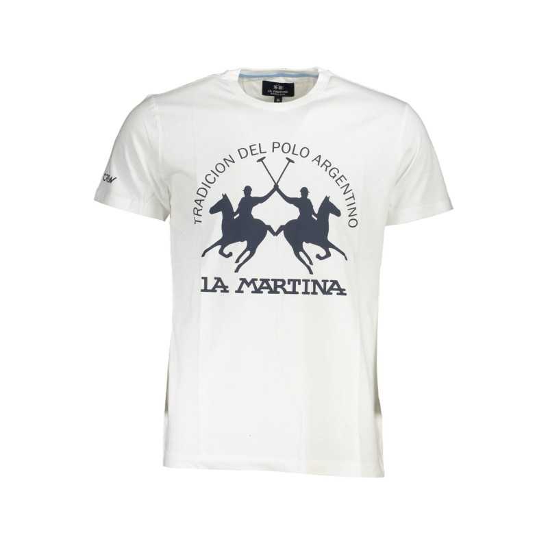 LA MARTINA T-SHIRT MANICHE CORTE UOMO BIANCO