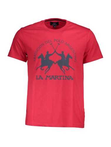 LA MARTINA RED MAN SHORT SLEEVE T-SHIRT