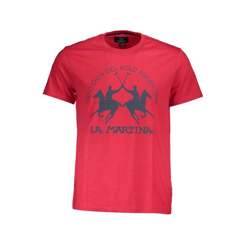 LA MARTINA RED MAN SHORT SLEEVE T-SHIRT