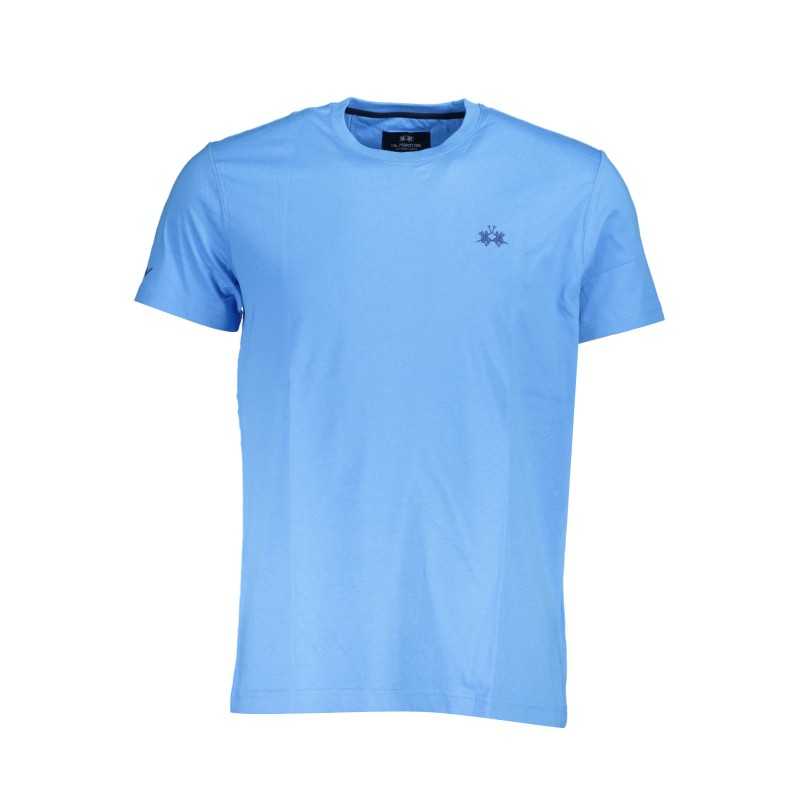 LA MARTINA LIGHT BLUE MAN SHORT SLEEVE T-SHIRT