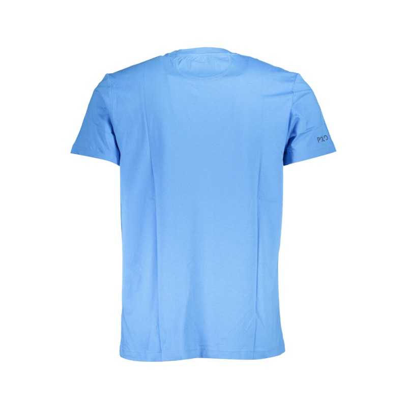 LA MARTINA LIGHT BLUE MAN SHORT SLEEVE T-SHIRT