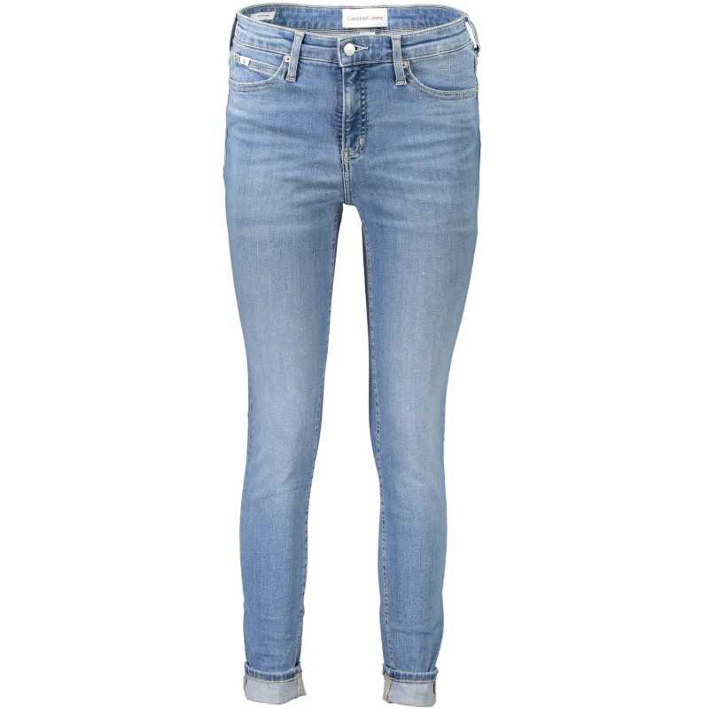 CALVIN KLEIN JEANS DENIM DONNA AZZURRO