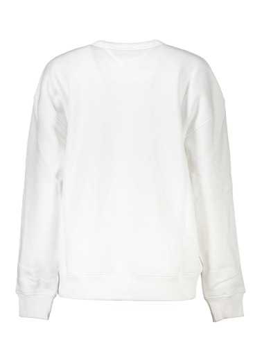 TOMMY HILFIGER WOMEN'S WHITE SWEATSHIRT WITHOUT ZIP