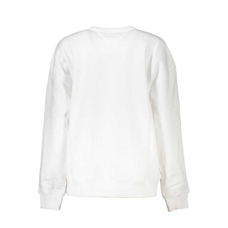 TOMMY HILFIGER WOMEN'S WHITE SWEATSHIRT WITHOUT