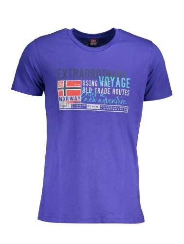 NORWAY 1963 MEN'S BLUE SHORT SLEEVED T-SHIRT