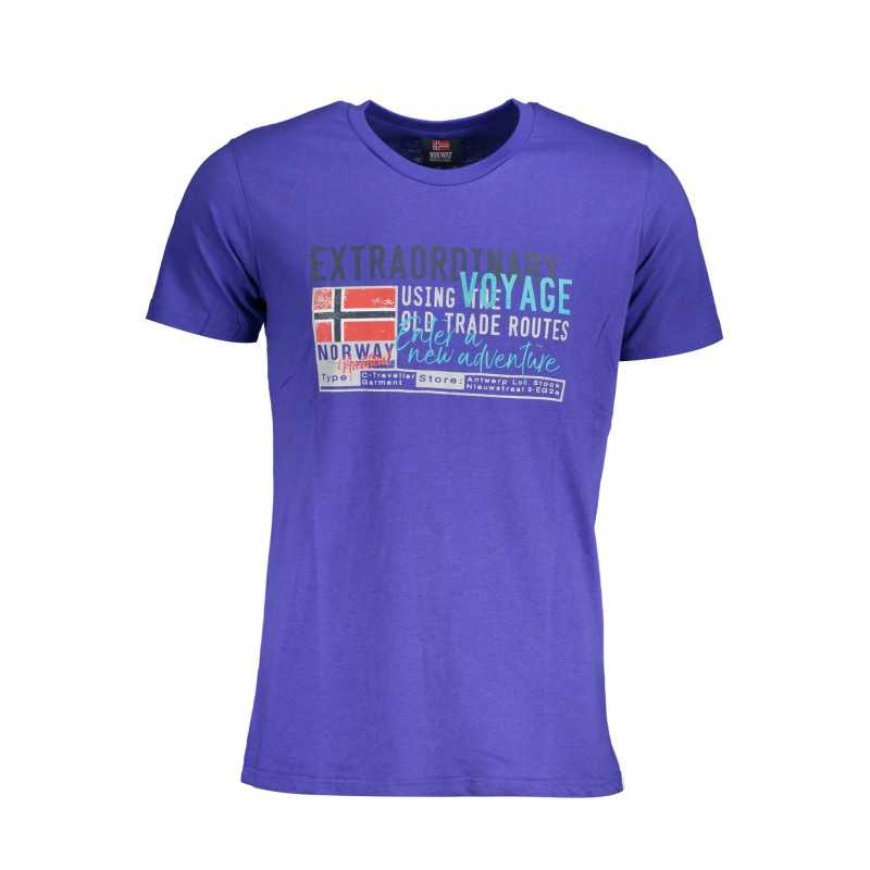 NORWAY 1963 MEN'S BLUE SHORT SLEEVED T-SHIRT