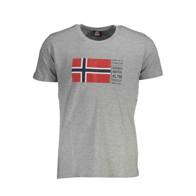 NORWAY 1963 T-SHIRT MANICHE CORTE UOMO GRIGIO