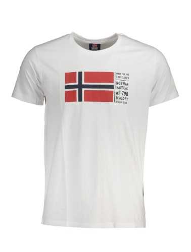 NORWAY 1963 T-SHIRT MANICHE CORTE UOMO BIANCO