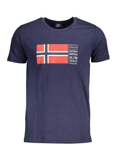 NORWAY 1963 MEN'S BLUE SHORT SLEEVED T-SHIRT