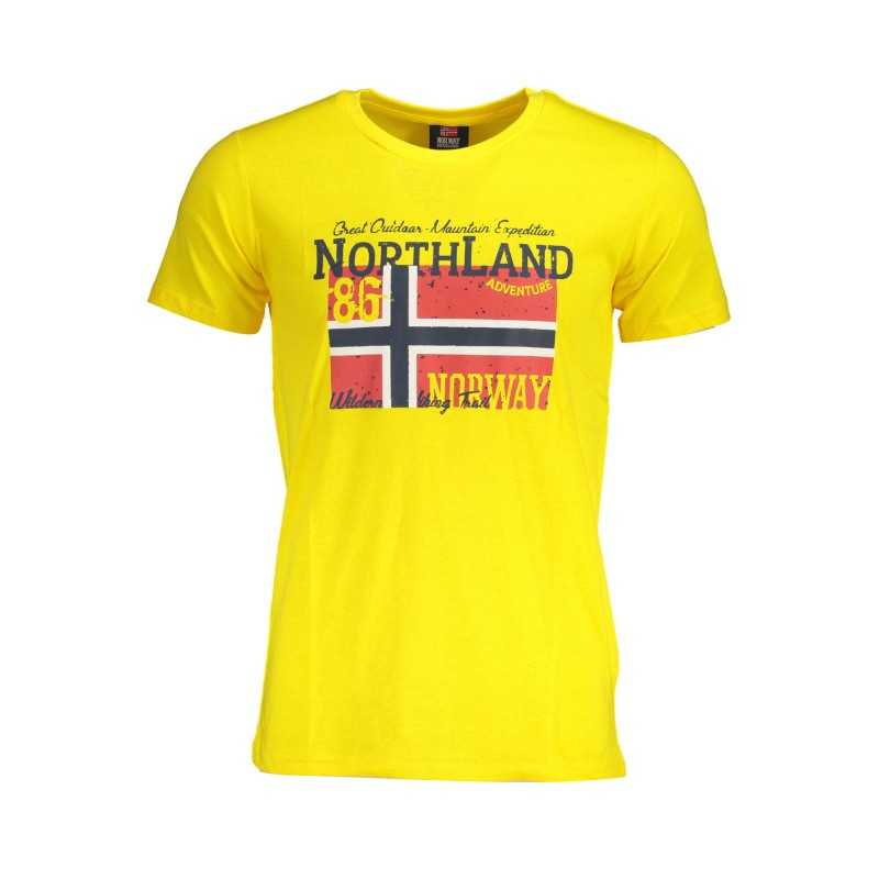 NORWAY 1963 YELLOW MEN'S SHORT SLEEVED T-SHIRT