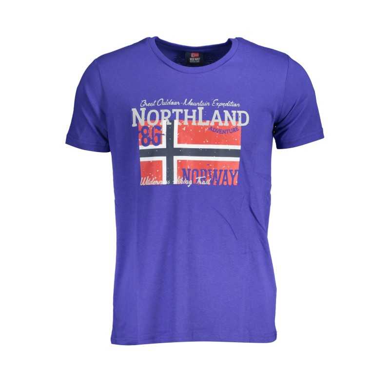 NORWAY 1963 MEN'S BLUE SHORT SLEEVED T-SHIRT