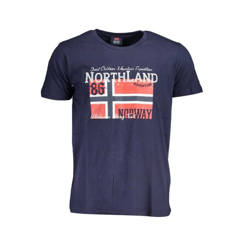 NORWAY 1963 MEN'S BLUE SHORT SLEEVED T-SHIRT