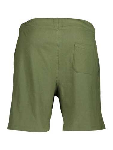 GIAN MARCO VENTURI MEN'S GREEN SHORTS