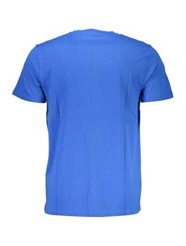 GIAN MARCO VENTURI MEN'S SHORT SLEEVED T-SHIRT BLUE