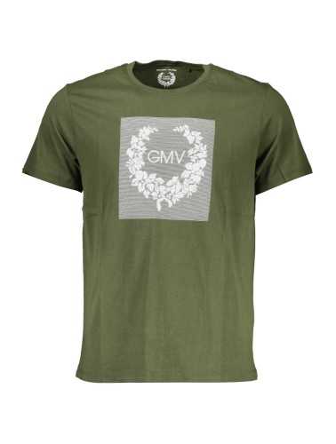 GIAN MARCO VENTURI MEN'S SHORT SLEEVED T-SHIRT GREEN