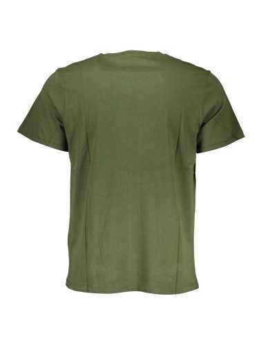 GIAN MARCO VENTURI MEN'S SHORT SLEEVED T-SHIRT GREEN