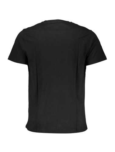 GIAN MARCO VENTURI BLACK MAN SHORT SLEEVE T-SHIRT