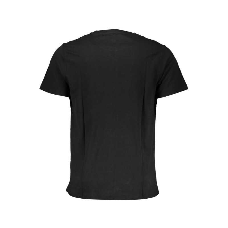 GIAN MARCO VENTURI BLACK MAN SHORT SLEEVE T-SHIRT