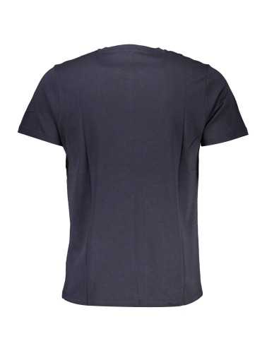 GIAN MARCO VENTURI MEN'S SHORT SLEEVED T-SHIRT BLUE