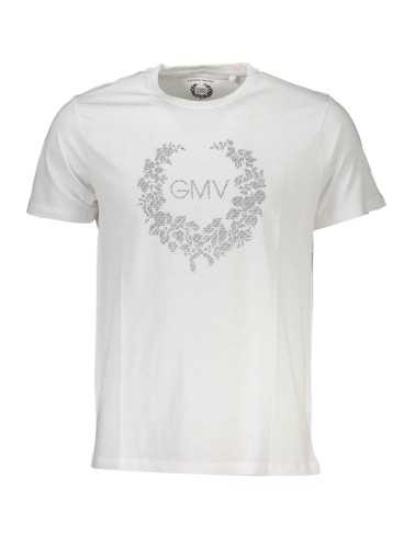 GIAN MARCO VENTURI MEN'S SHORT SLEEVE T-SHIRT WHITE