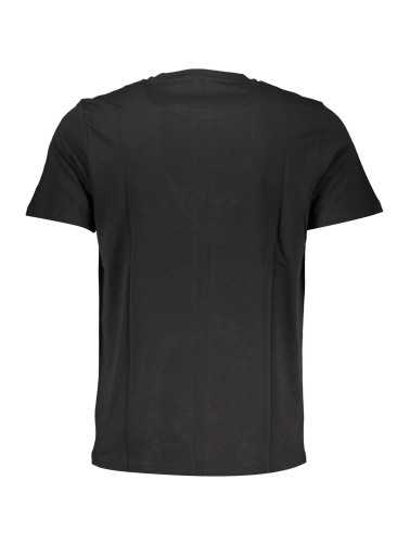 GIAN MARCO VENTURI BLACK MAN SHORT SLEEVE T-SHIRT