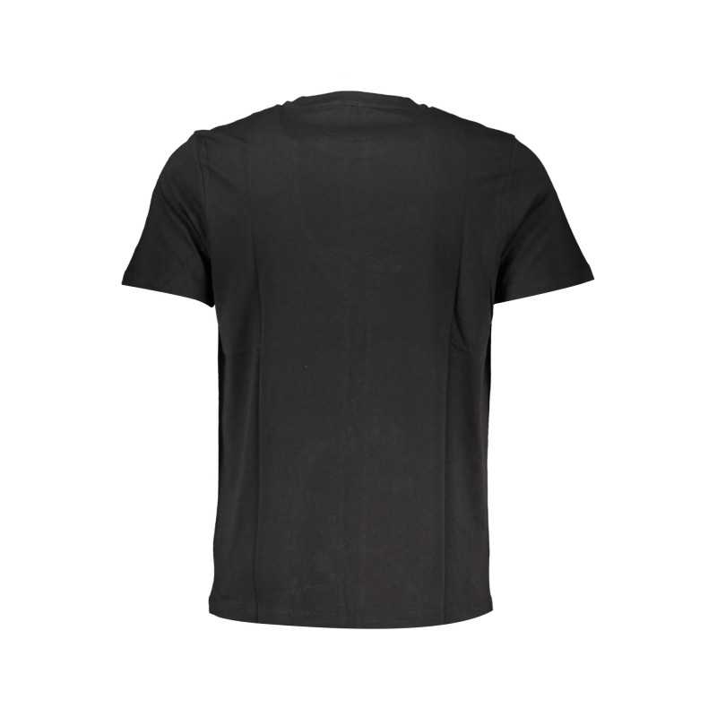 GIAN MARCO VENTURI BLACK MAN SHORT SLEEVE T-SHIRT