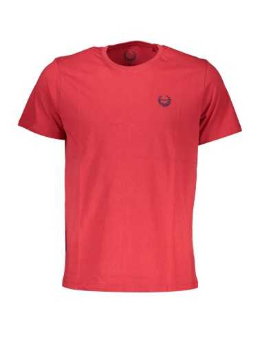 GIAN MARCO VENTURI MEN'S SHORT SLEEVE T-SHIRT RED