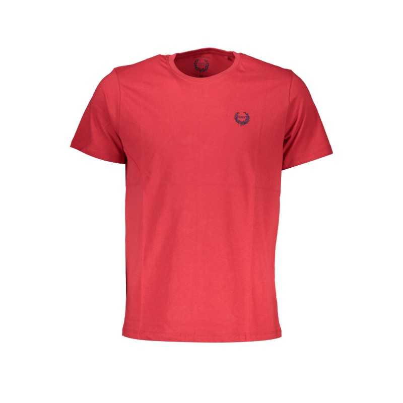 GIAN MARCO VENTURI MEN'S SHORT SLEEVE T-SHIRT RED