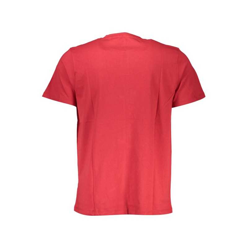 GIAN MARCO VENTURI MEN'S SHORT SLEEVE T-SHIRT RED