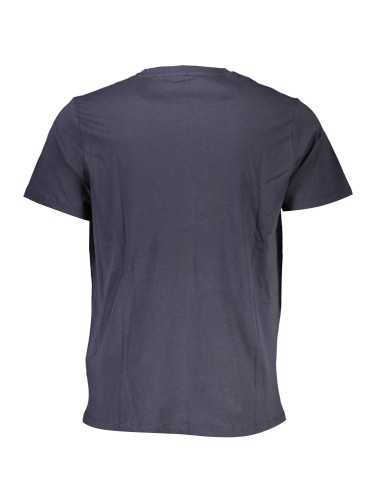 GIAN MARCO VENTURI MEN'S SHORT SLEEVED T-SHIRT BLUE