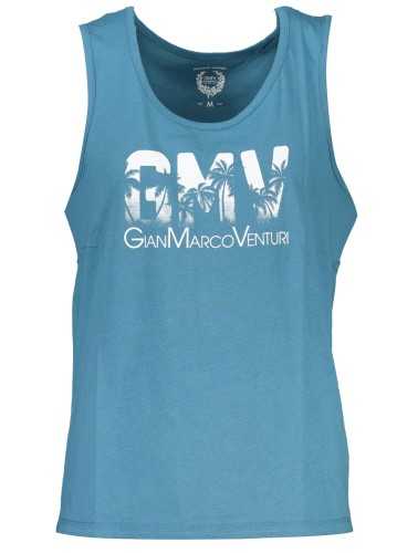 GIAN MARCO VENTURI MAN BLUE TANK TOP