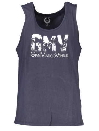 GIAN MARCO VENTURI MAN BLUE TANK TOP