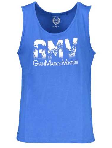 GIAN MARCO VENTURI MAN BLUE TANK TOP