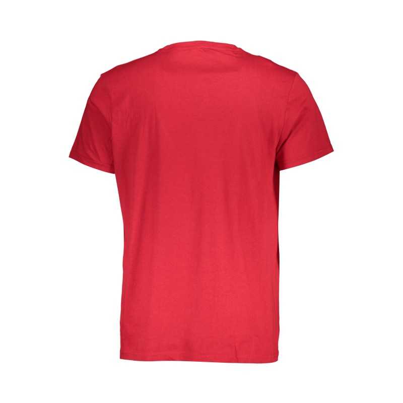 GIAN MARCO VENTURI MEN'S SHORT SLEEVE T-SHIRT RED